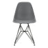Cadeira Eames DSR em Plástico / Base Preta